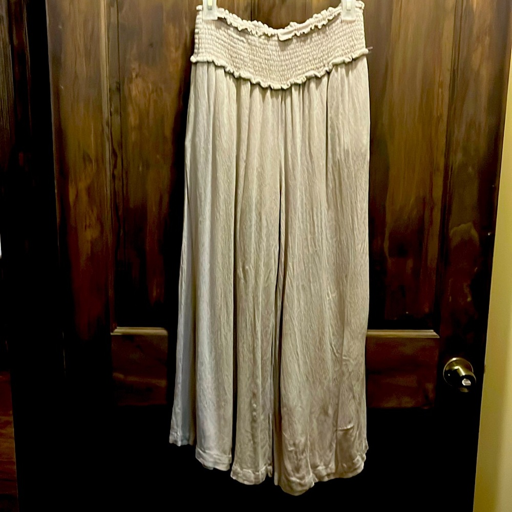 Flowy linen pants
